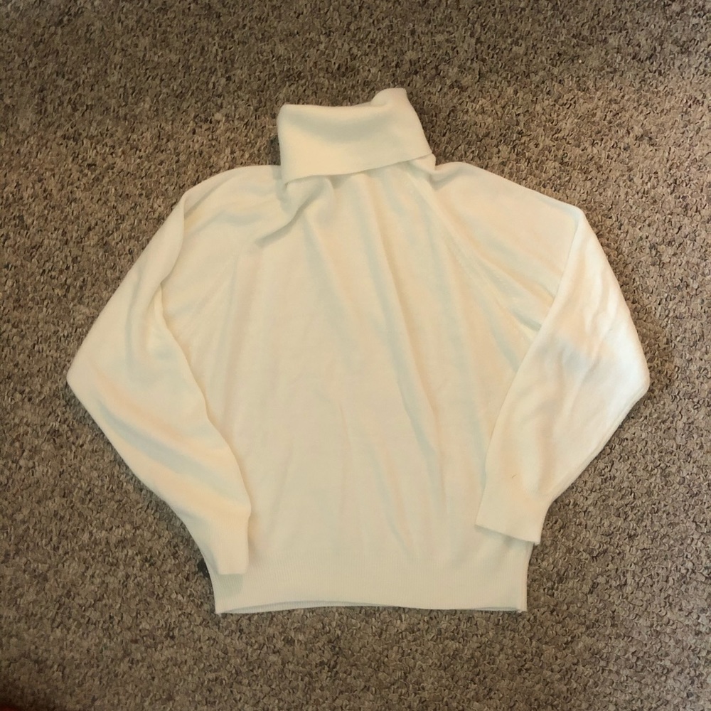 white turtleneck